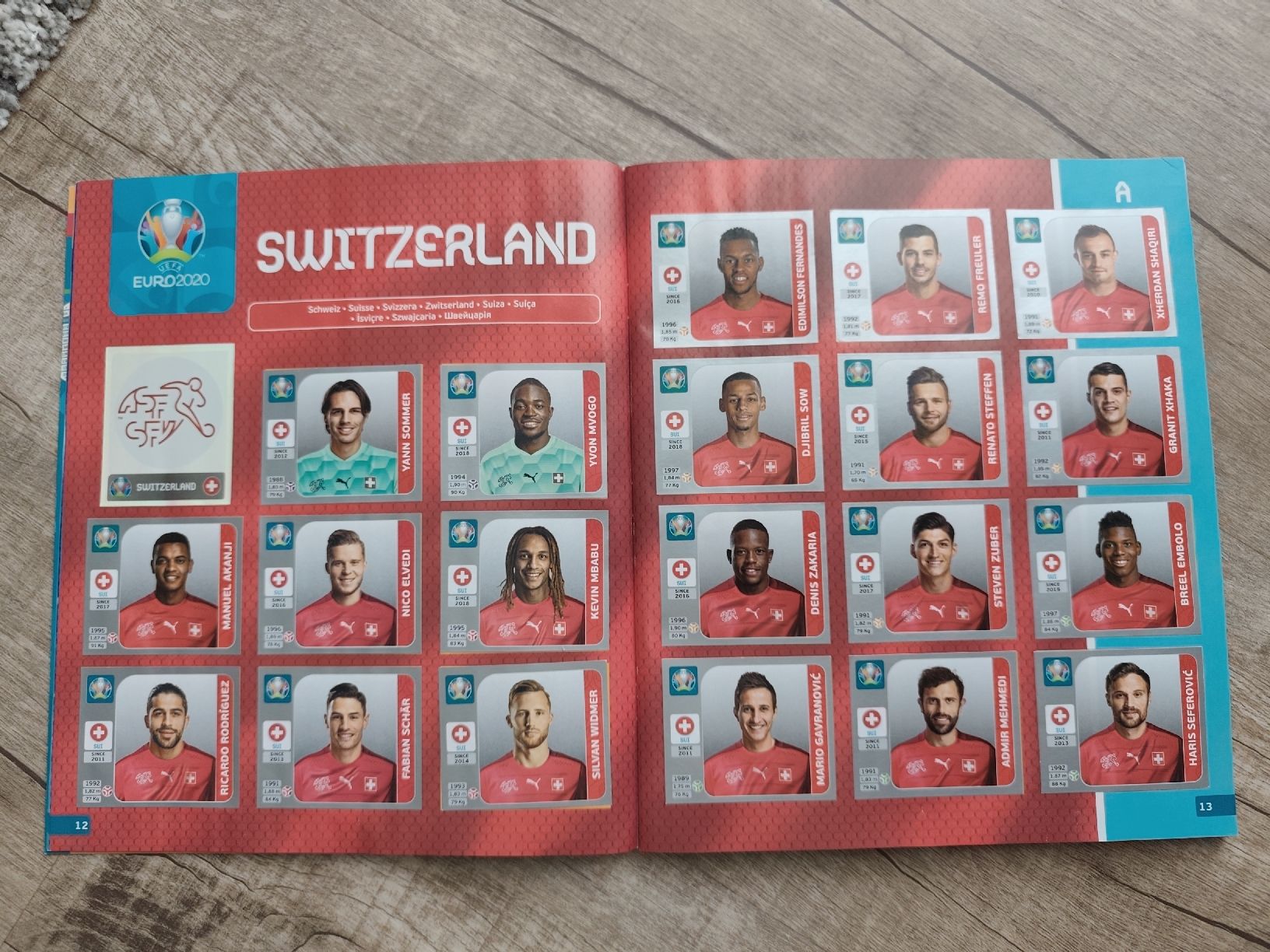 Panini Album: Panini EM Alben plus Tüten – Usato da Kreuzlingen venduto da m0ritz.sch 8