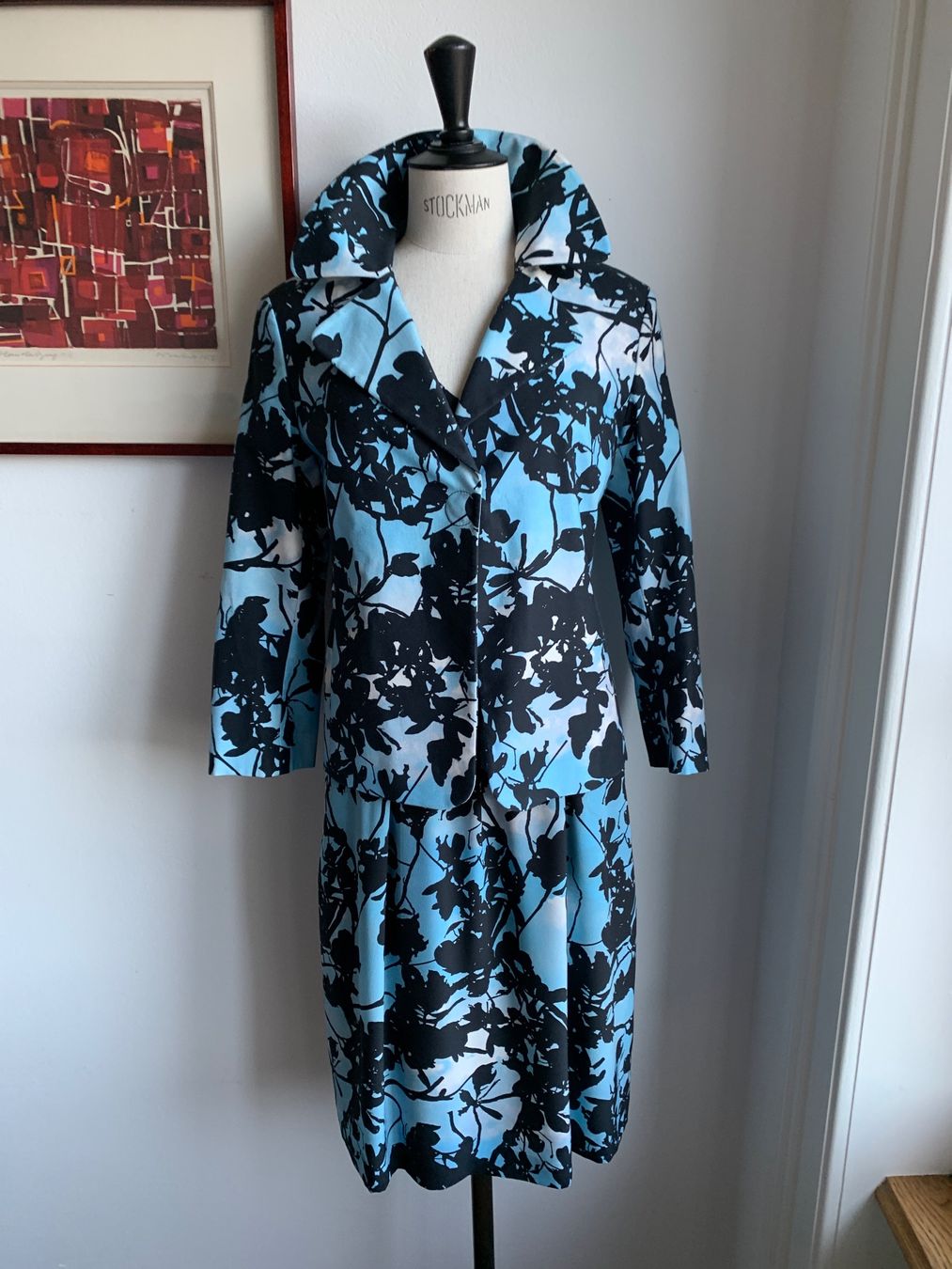 Akris Giacche: AKRIS: Neuer, traumhaft gemusterter, blauer Blazer, 36 – Nuovo (secondo la descrizione) da Luzern venduto da designluzern 3