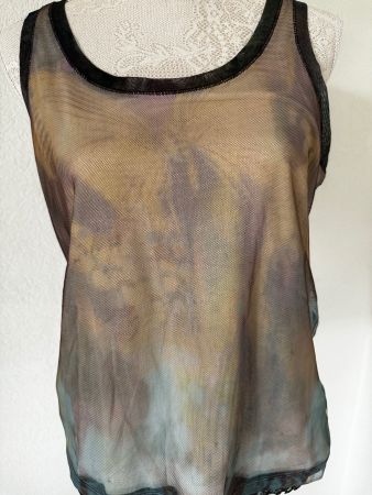Schönes Sommer Top Marke Passport Gr. 42 Baumwolle Polyester