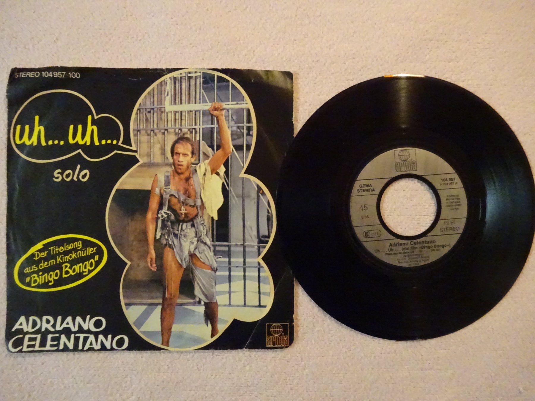 Dischi in vinile: ADRIANO CELENTANO ** 4 TOP TITEL – Usato da Luzern venduto da xrayspex99 1