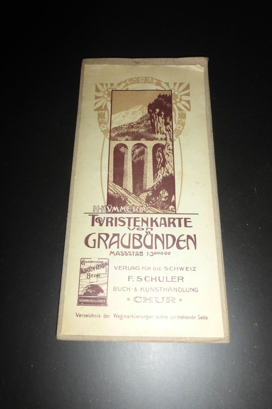 Cartine & Atlanti: Antike Touristenkarte Graubünden – Usato da Gempen venduto da Smokie72