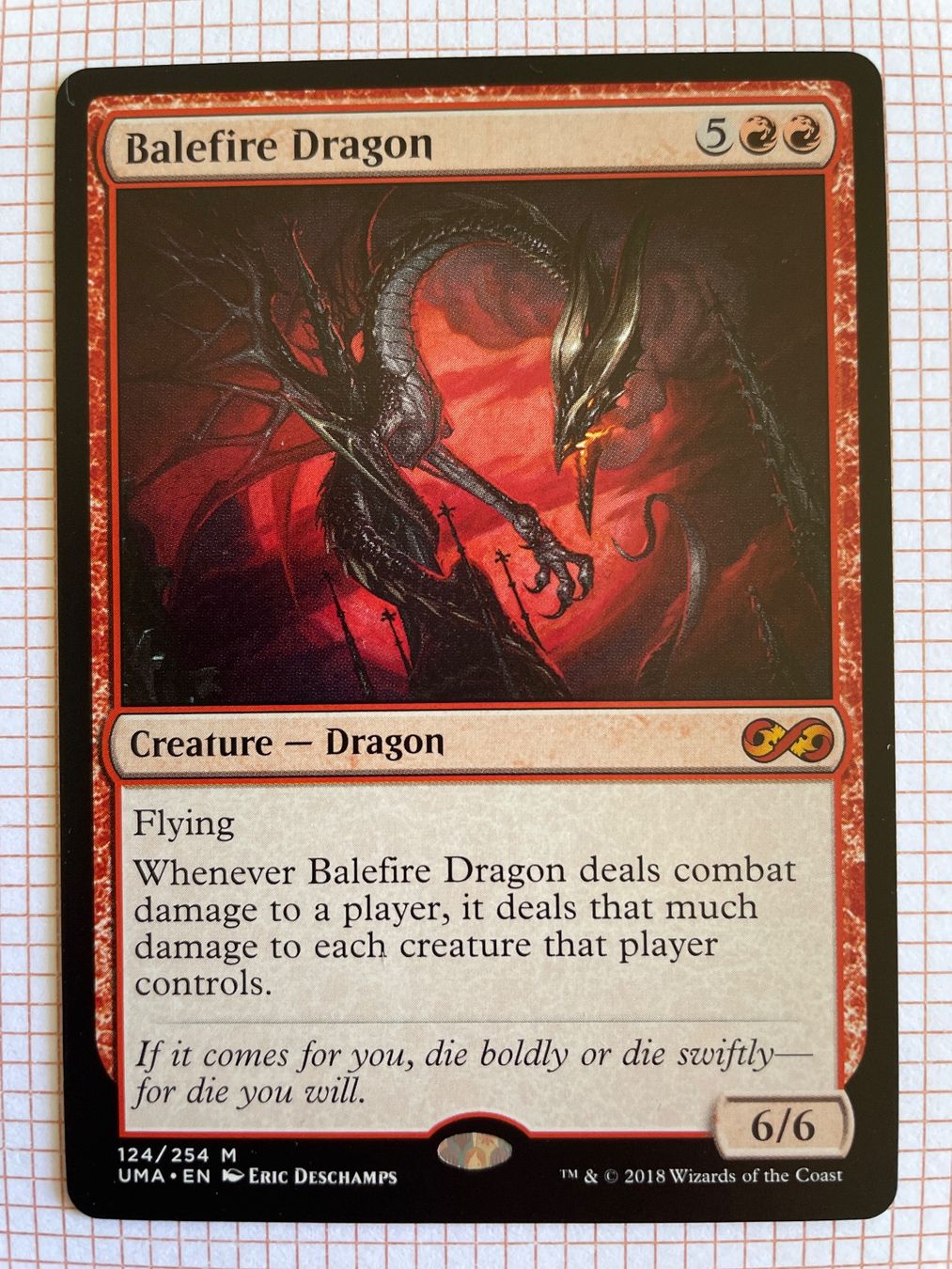 Magic The Gathering Carte collezionabili: MTG - Balefire Dragon – Usato da Basel venduto da Melchior5