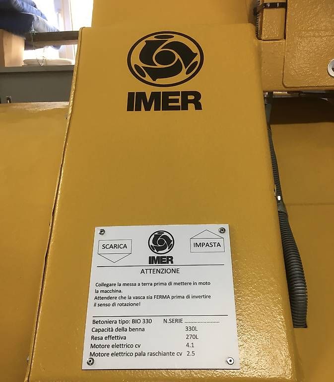 Tutte le macchine: Betoniera Betonmischer Imer – Usato da Campo (Blenio) venduto da M.B.95 4
