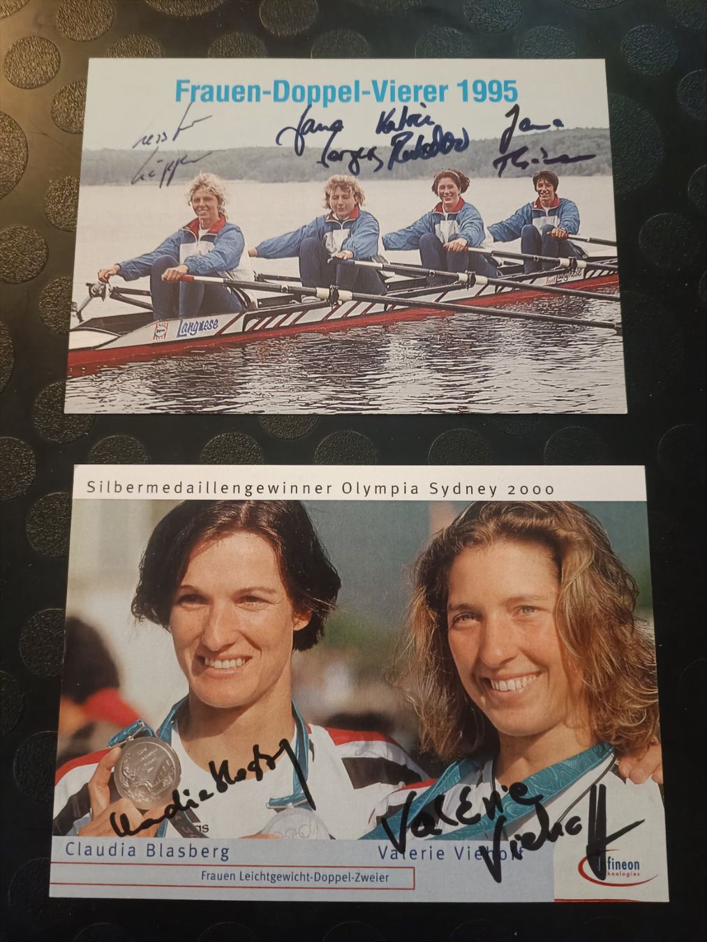 Autogramme: Olympia - Rudern - 2x handsignierte Karten – Gebraucht aus Menziken von Artographs