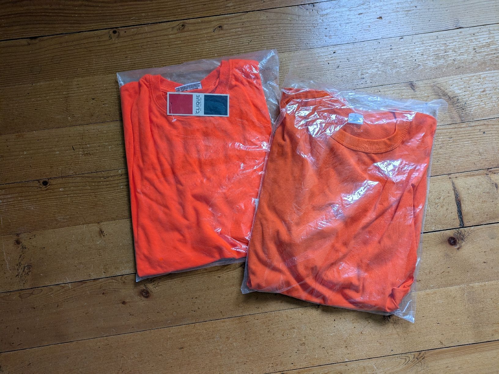 T-shirt: T-Shirt Gr. S Orange Neu & OVP – Nuovo e nell'imballaggio originale da Bischofszell venduto da mizu19