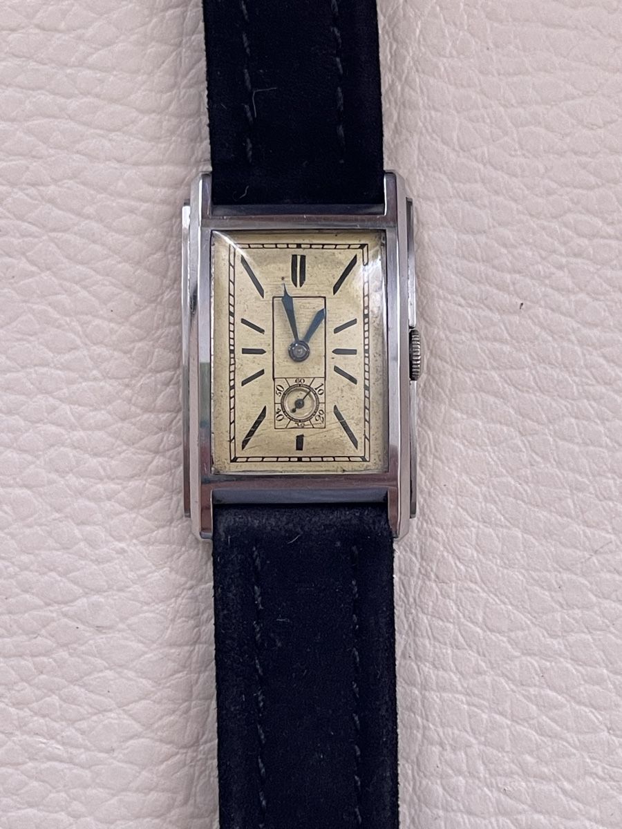 Orologi: Montre vintage Rectangulaire mécanique  – Usato da Posieux venduto da Angeles82 2