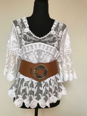 Boho Tunika mit Spitzen