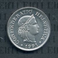 CHF___0.10 1991 -stgl 10 Rappen