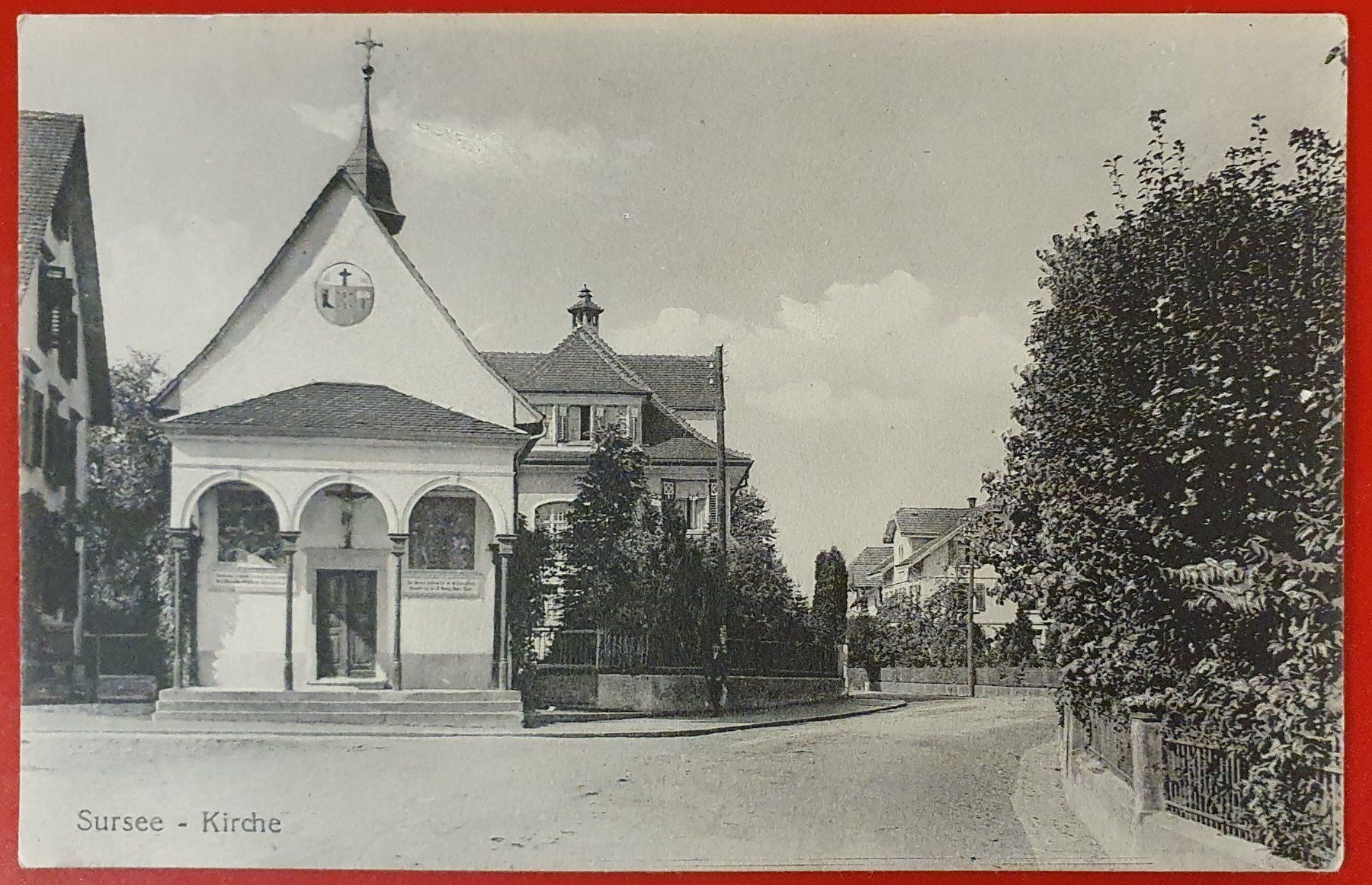 Cartoline postali: Sursee - Kirche 1931 – Usato da Kreuzlingen venduto da Rschweiz1