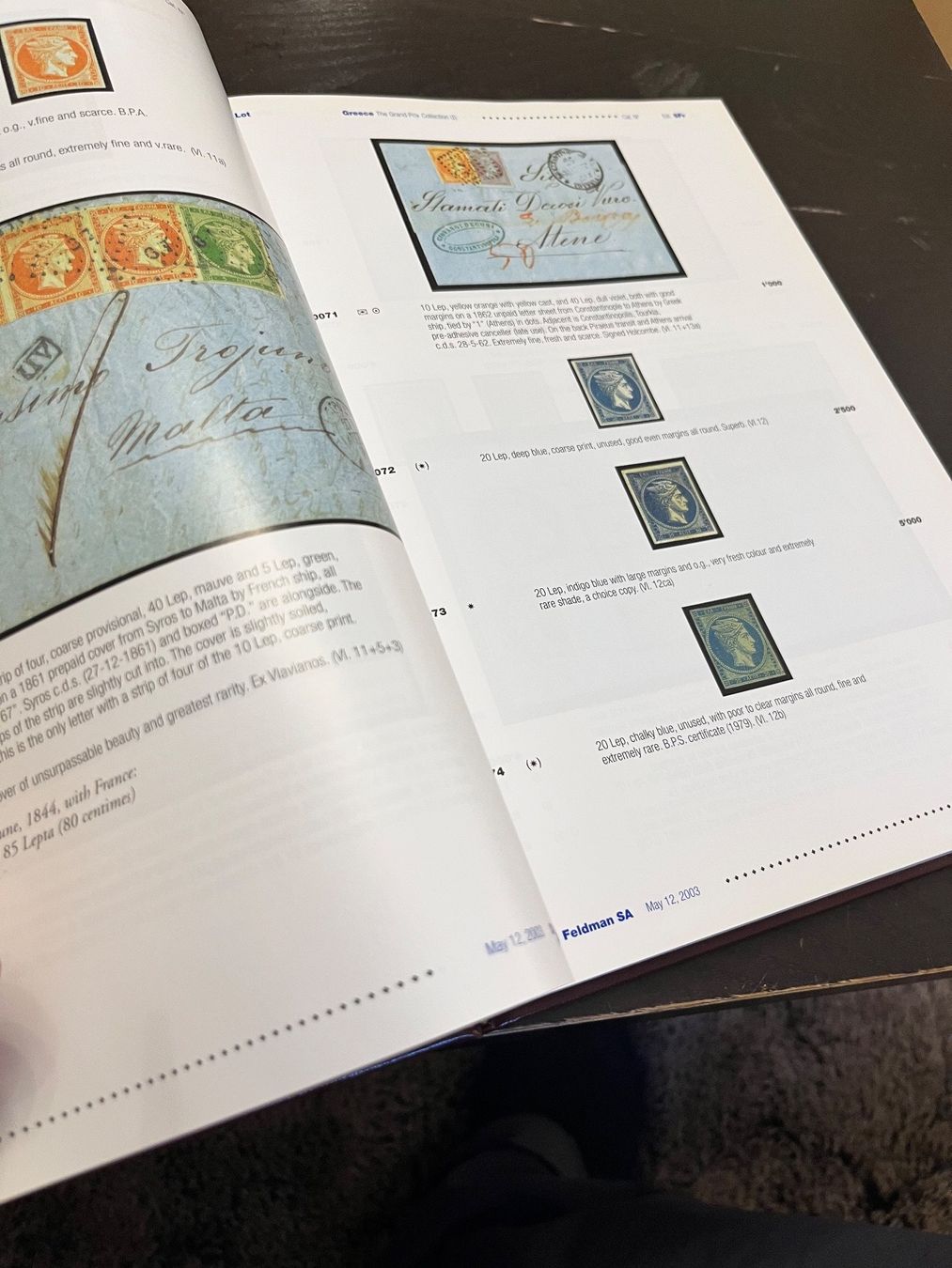 Libri: Greece David Feldmann Marken Buch Griechenland – Usato da Zürich venduto da engebrunau 1