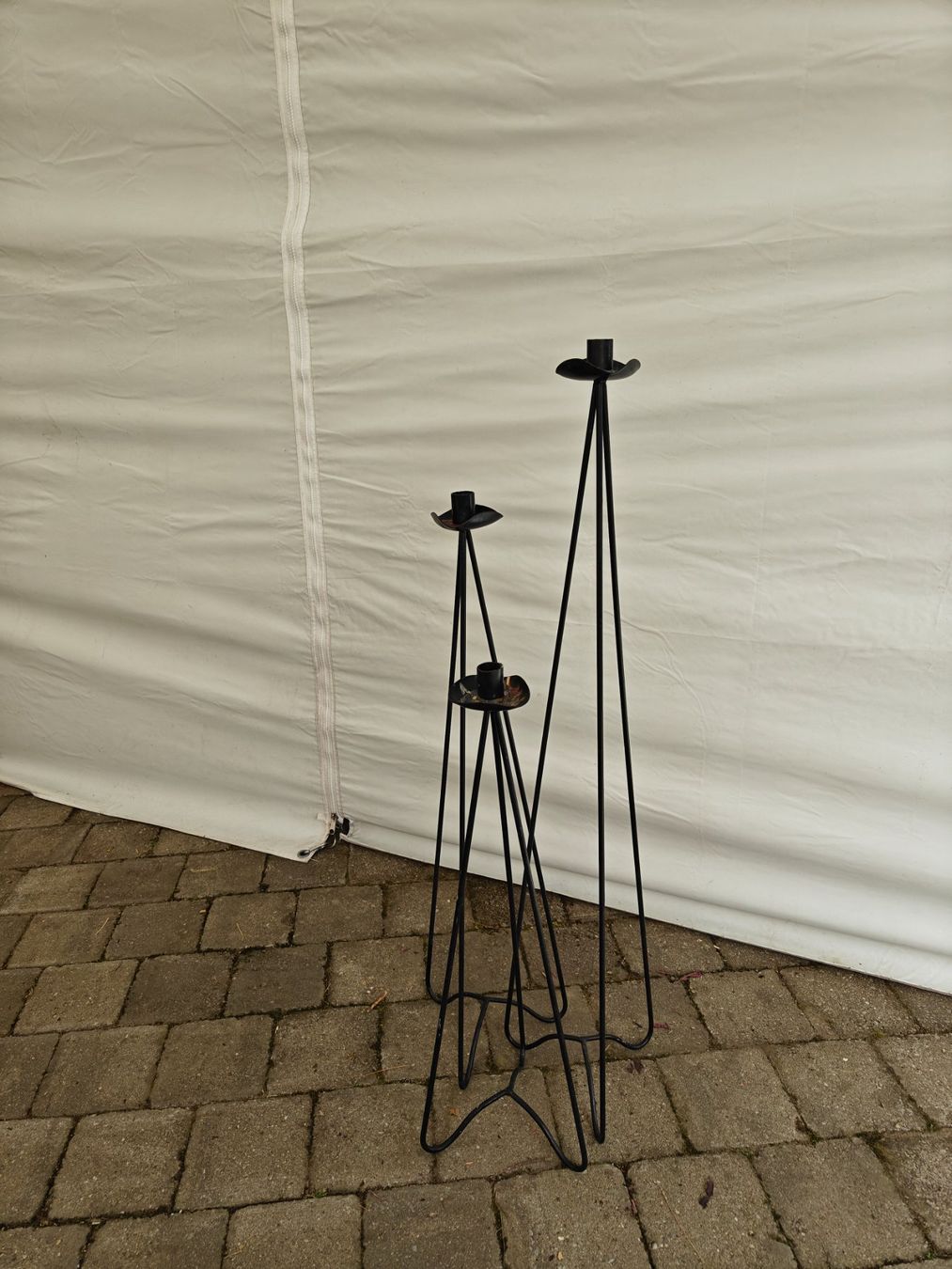 Portacandele: Kerzenständer Metall 3er-Set – Usato da Luzern venduto da osw_952s 1