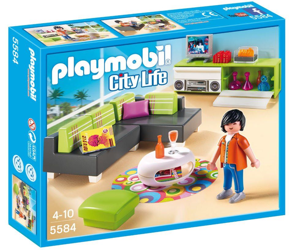 Spielzeuge: Playmobil Wohnzimmer Artikelnummer: 5584 – Gebraucht aus Mühlethal von Pz7