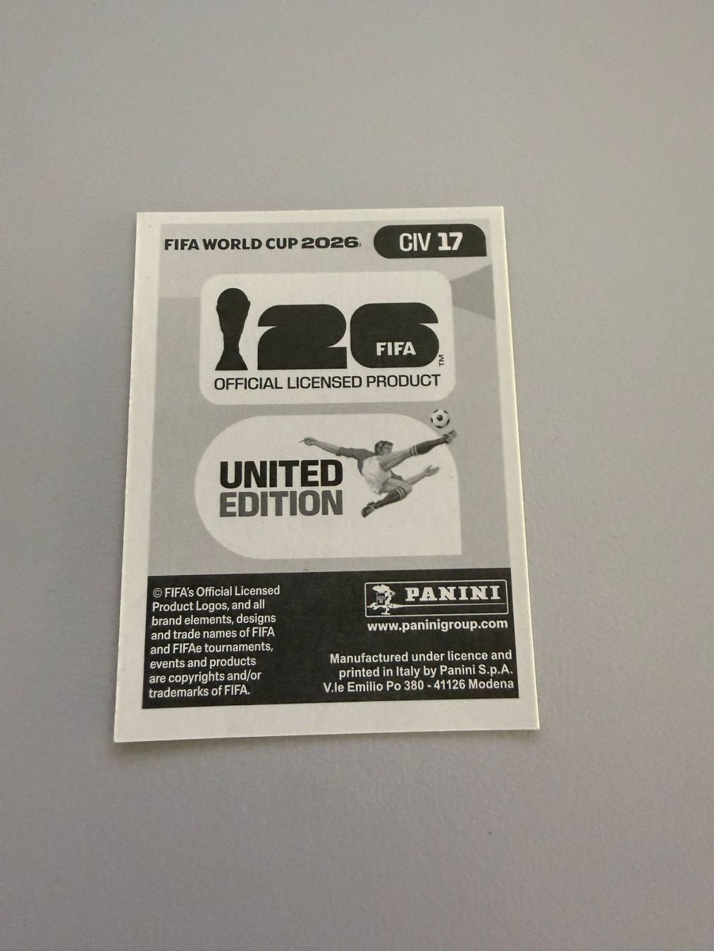 Panini Carte collezionabili: Carte panini 2026 - CIV 17 – Nuovo (secondo la descrizione) da La Neuveville venduto da Ibo2300 1