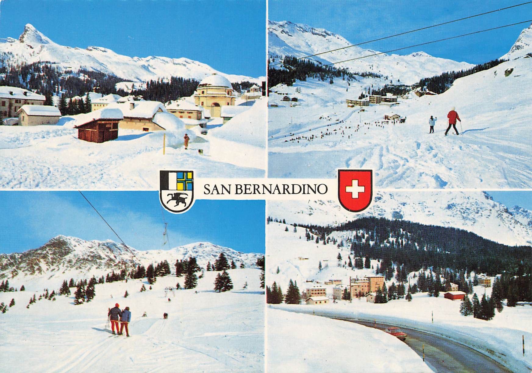 Ansichtskarten: San Bernardino – Gebraucht aus Biasca von Blenio71