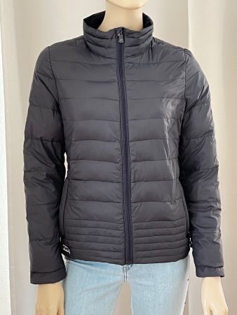 Original PUFFA British 1973 Leichte Daunenjacke Grau Gr.M