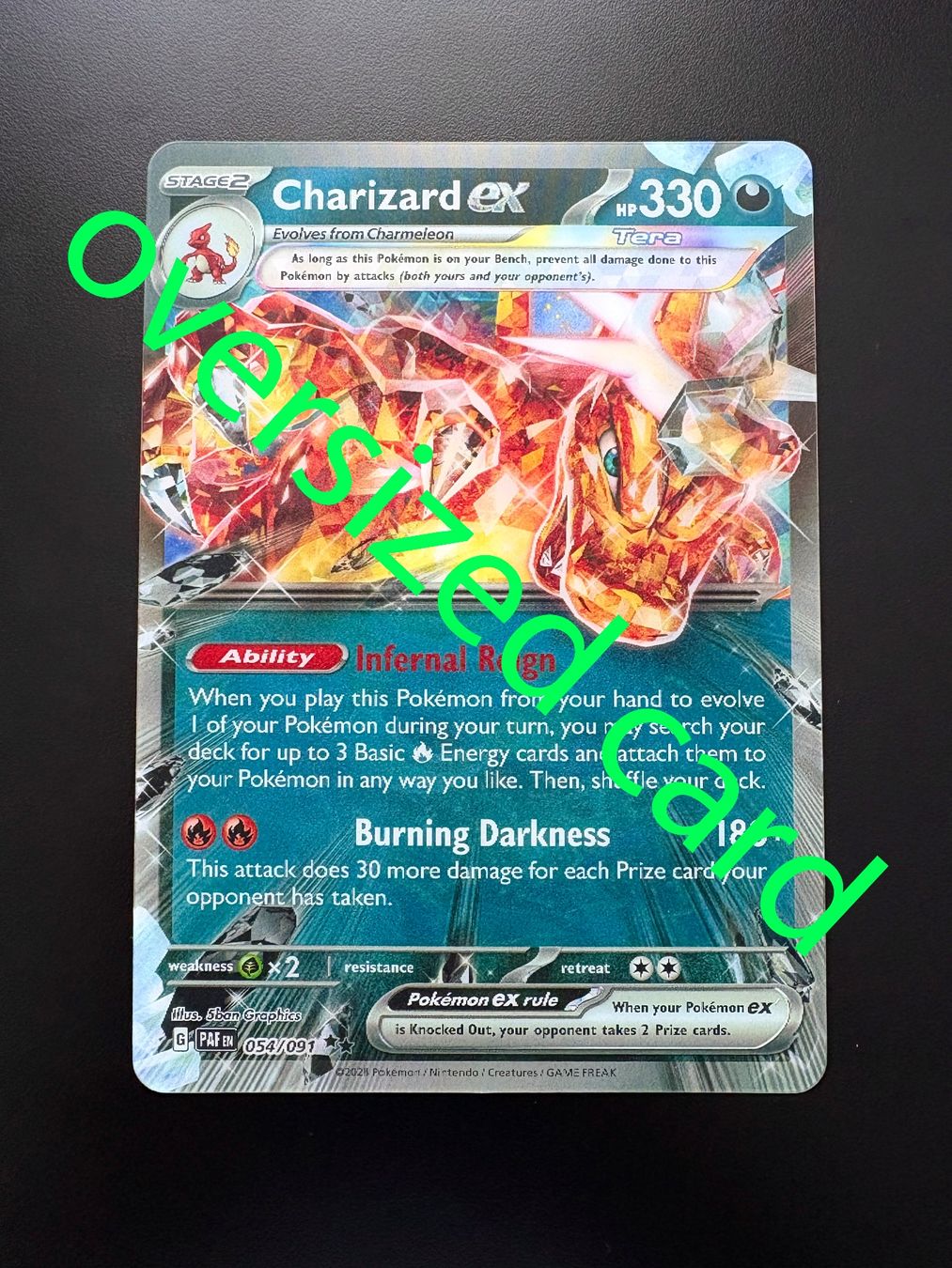 Pokémon Carte collezionabili: Pokémon Jumbo Promo Charizard Ex #196 – Nuovo e nell'imballaggio originale da Obfelden venduto da vivialesandra