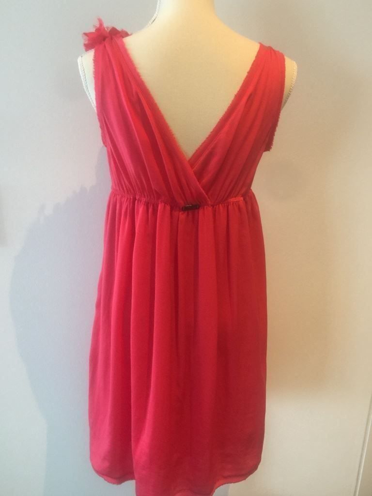 Twinset Vestiti: Robe en soie rouge Twin-Set – Nuovo (secondo la descrizione) da Lausanne venduto da Flo1006 1