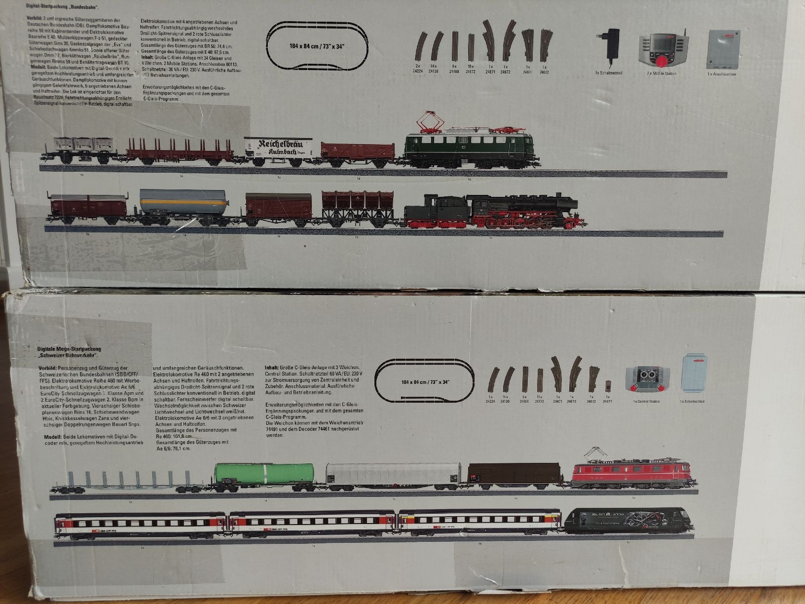 Märklin Modellini di ferrovie: 2x Märklin H0 Digital Starterpackung 29040 & 29463 – Usato da St. Gallen venduto da Pintador 7