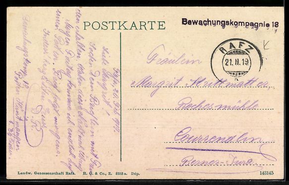 Cartoline postali: AK Rafz, Gesamtansicht – Usato da Berlin venduto da bartko-reher 1