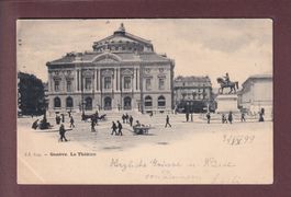 GENEVE - Le Théâtre - 1899