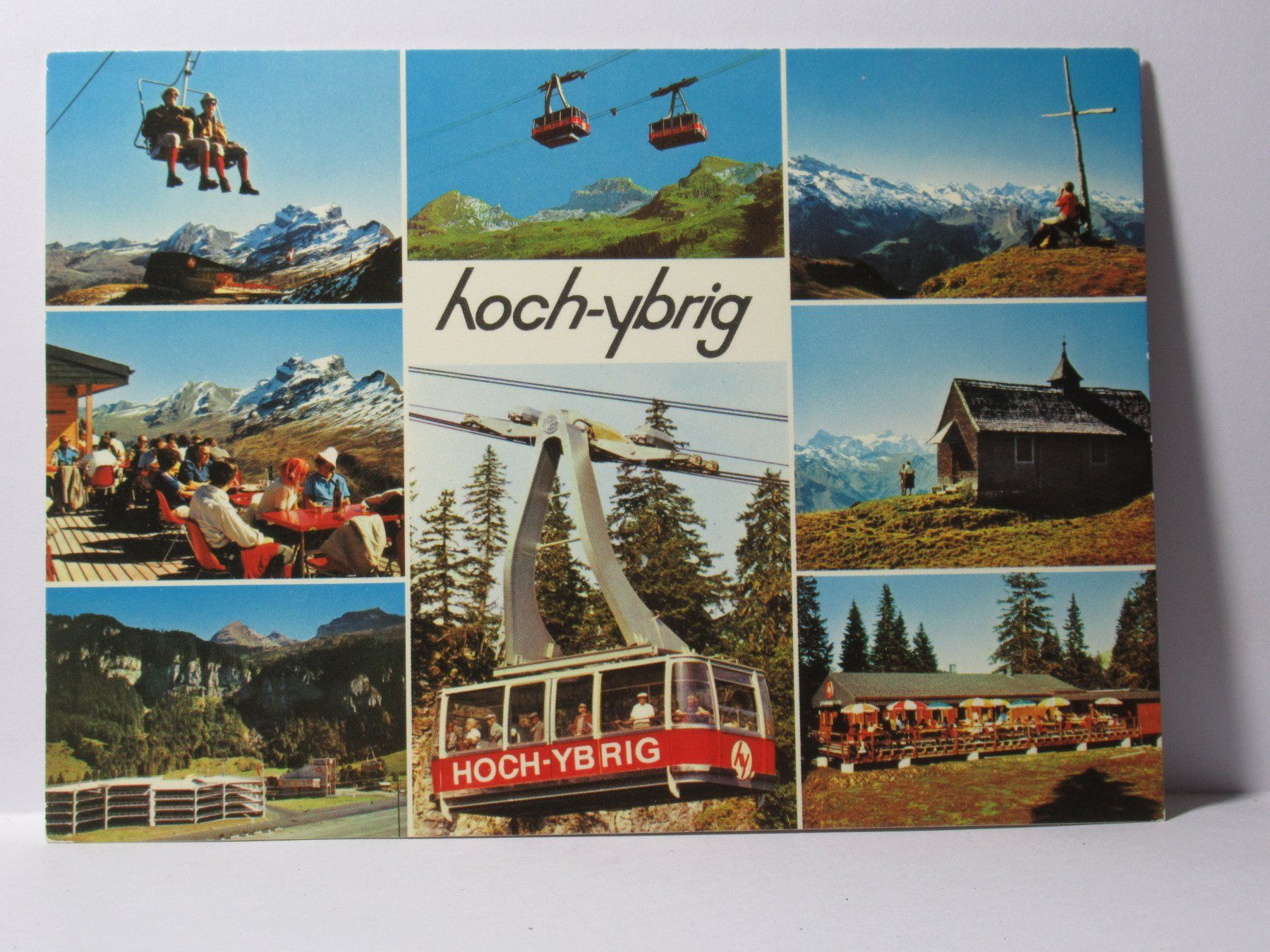 Cartoline postali: Hoch - Ybrig  , Sesselbahn – Usato da Grenchen venduto da Bluemchen1900