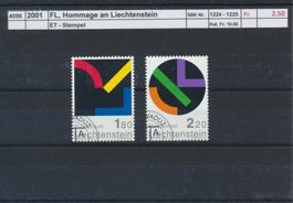 2001 FL, "Hommage an Liechtenstein", ET - Stempel