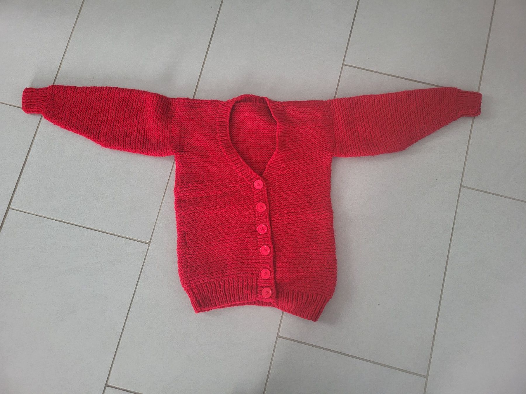 Maglioni & Felpe: Wolle Jacke Pulli gr. 101 110 116 Hand Made – Usato da Boswil venduto da i12i 5