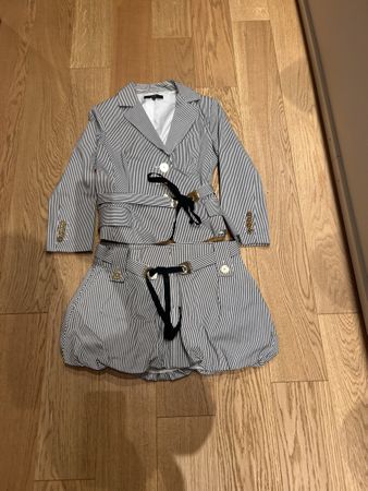 CELYN b. striped Blazer and Skirt Set, Size 42 