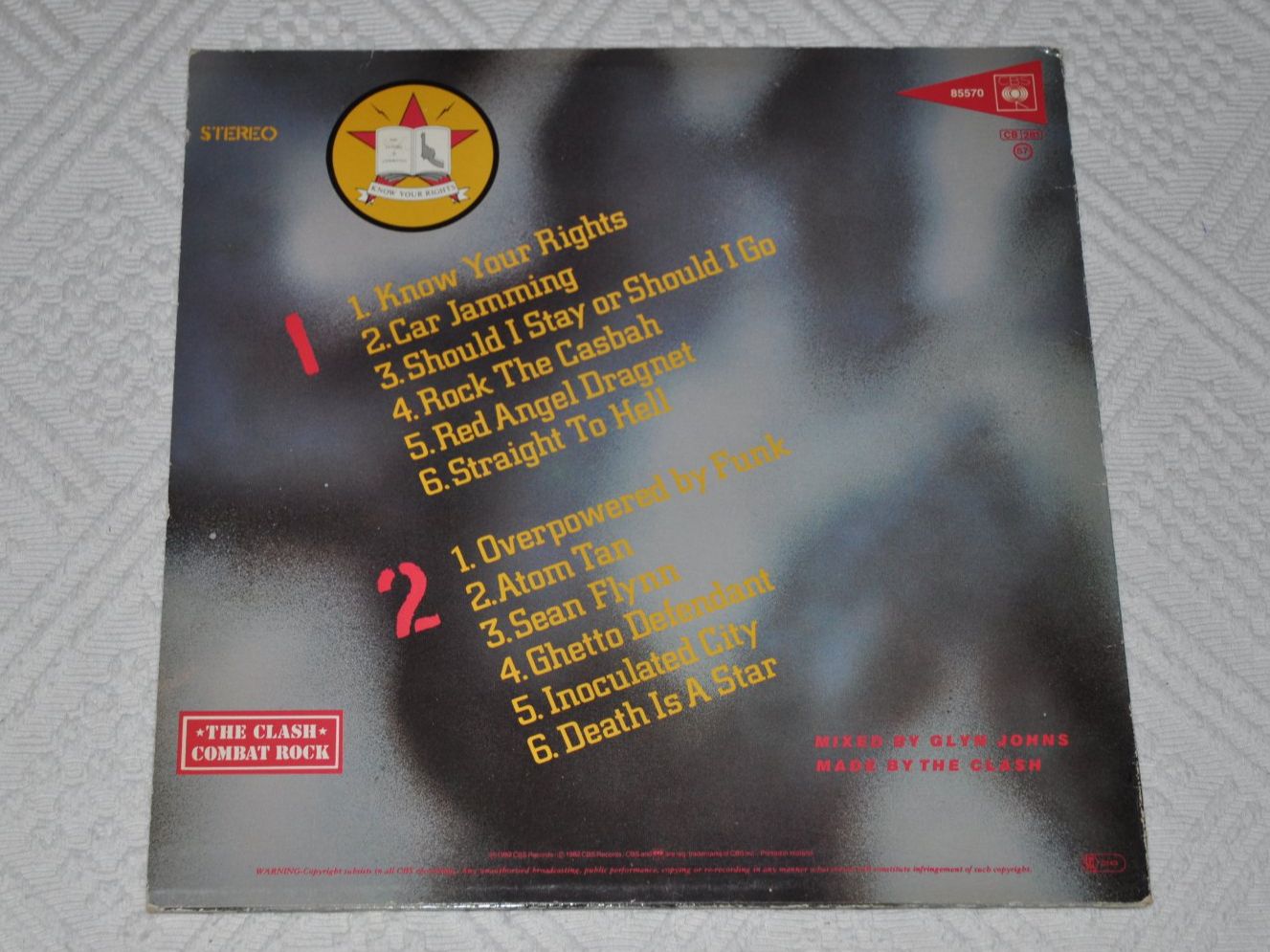 Vinyles: LP The Clash - Combat Rock – D'occasion à Boll par Theodora15 1