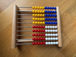 Rechenrahmen / Rechenschieber bis 100