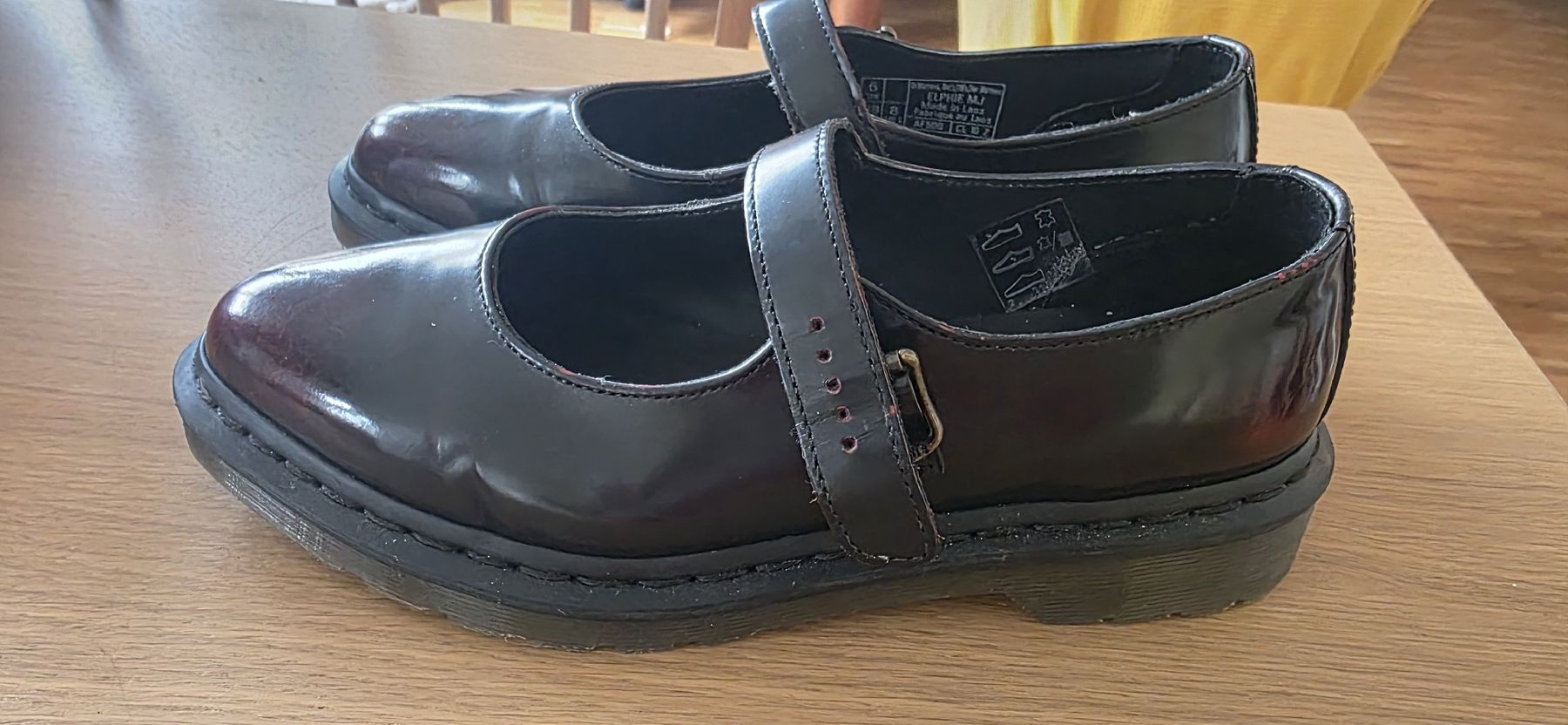 Dr. Martens Scarpe da donna: Dr. Martens Elphie Mary Jane Cherry Red Arcadia – Nuovo (secondo la descrizione) da Lausanne venduto da ama_zm5r 2