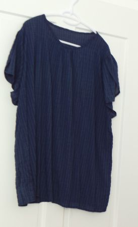 Shirt blau kariert Grösse 4XL