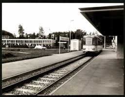 Fotografie Ittersbach, Strassenbahn - Tr