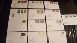 Liechtenstein kmpl. FDC Jahrgang 2002