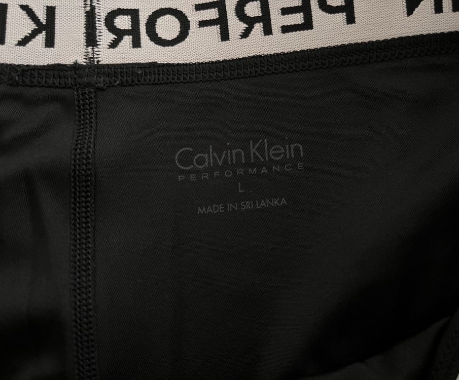 Calvin Klein Sport-Leggings Gr.L Schwarz Damen Sporthose | Kaufen auf  Ricardo