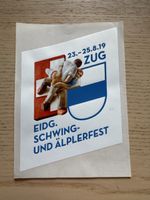 Aufkleber Schwingfest ESAF Zug Sticker