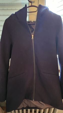 Manteau mi-saison bleu marine taille L marque ONLY