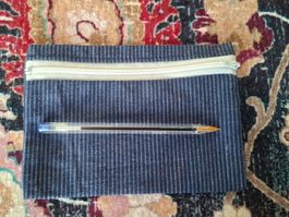 Selbstgemachtes Täschli / Necessaire aus Stoff, neu!