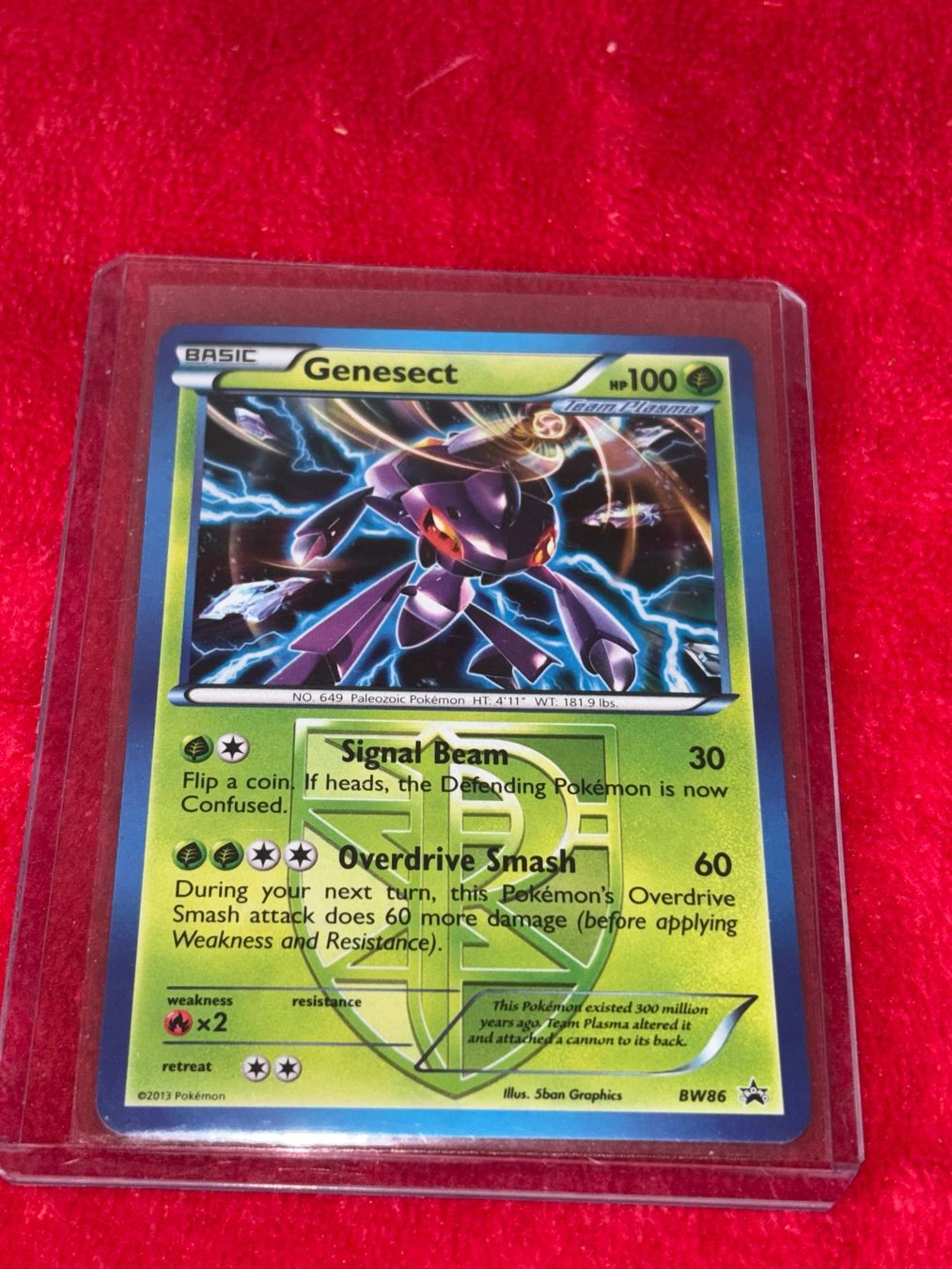 Pokémon Sammelbilder & Trading cards: Genesect BW86 Holo Promo 2013/ EN – Gebraucht aus Petit-lancy von Jototti