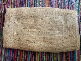 Jutekissen Palettenkissen 60x120cm Beige Natur von Maison d