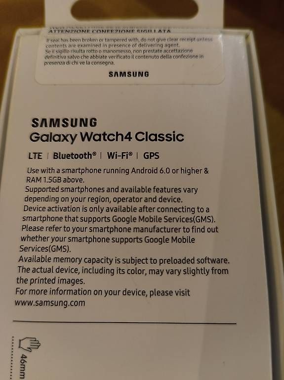 Smartwatch: Samsung Galaxy Watch4 Classic 46mm – Usato da Grub-AR venduto da Medora 4