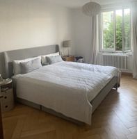 Polsterbett mit Stauraum in grau | 160x200 cm