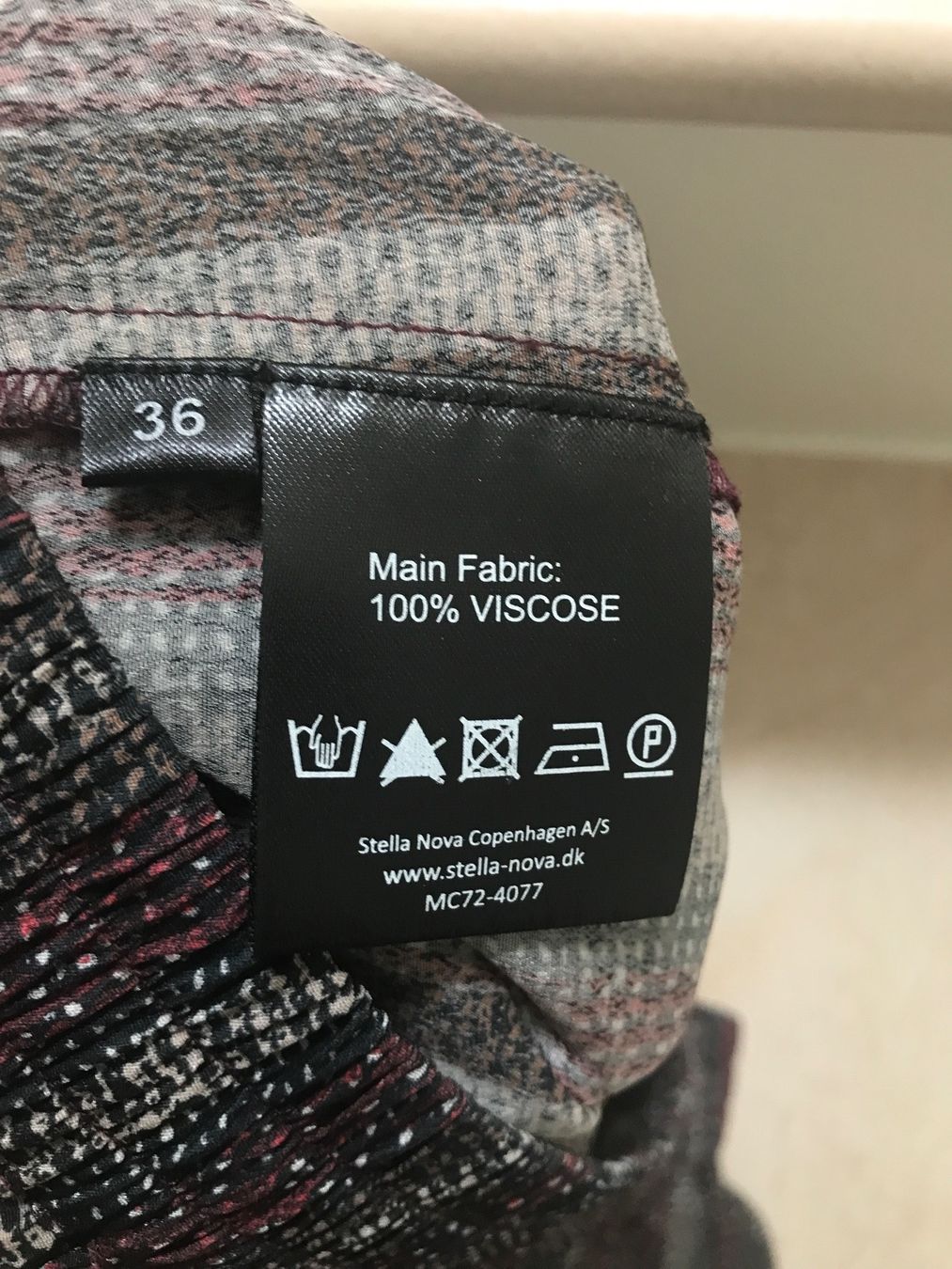 Pantaloni: STELLA NOVA Stoffhose in Dunkelrot 36 – Nuovo e nell'imballaggio originale da Glattfelden venduto da Danshari 3