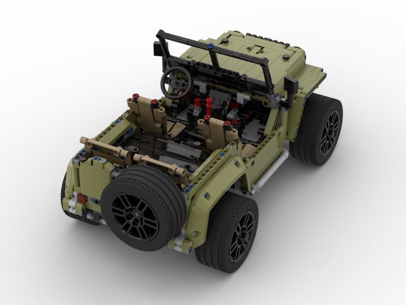 Lego Kit di costruzioni: Lego technik jeep willys moc – Usato da Airolo venduto da Bagaion99 3