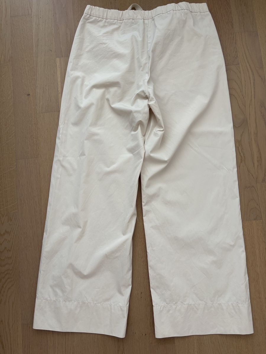 Max Mara Hosen: Max Mara Hose, Baumwolle, grau beige in 38 – Neu (gemäss Beschreibung) aus Luzern von Magda1914 1