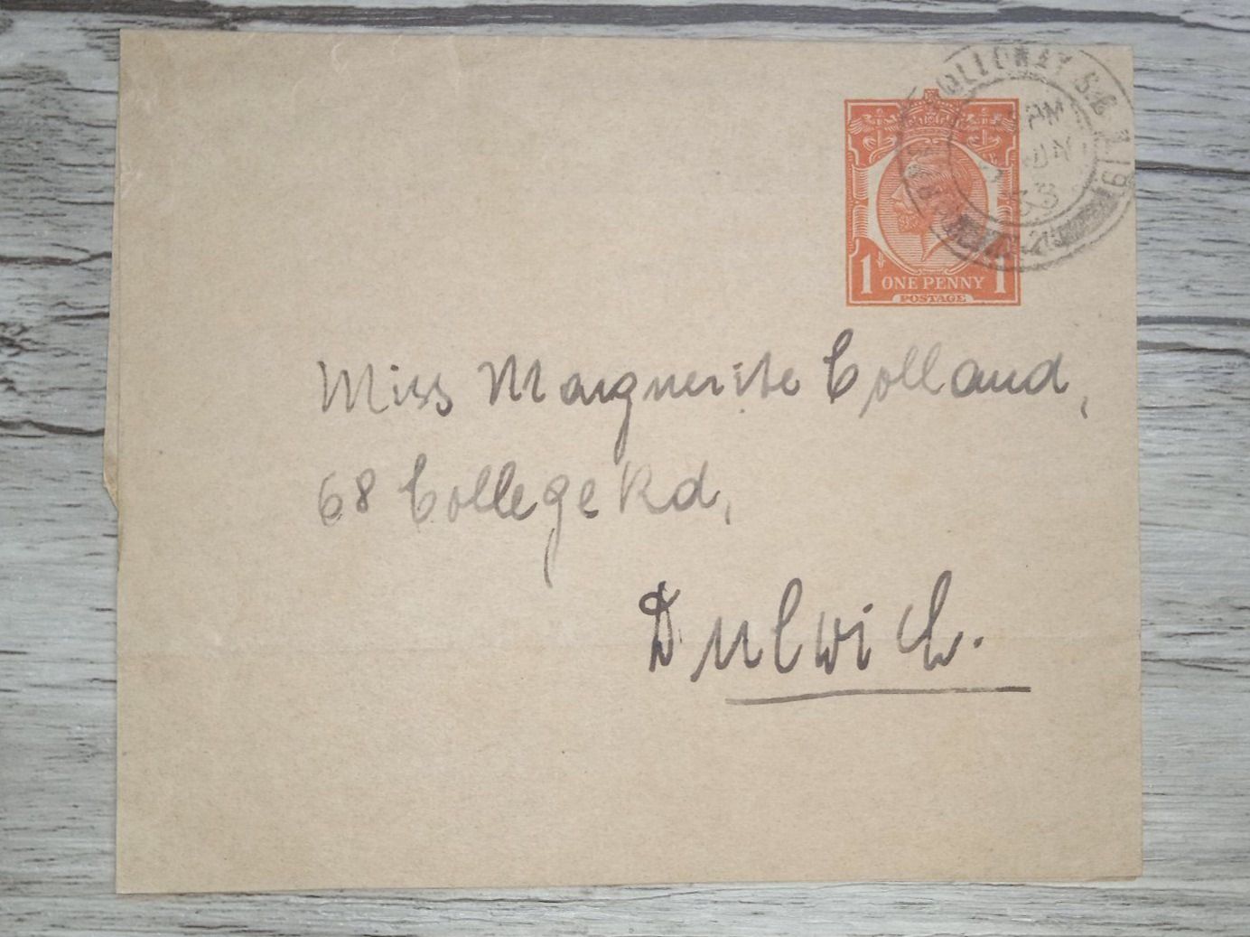 Tutti i francobolli: TR13 Document + Timbre England 1938 – Usato da Cousset venduto da Patrick_Collections