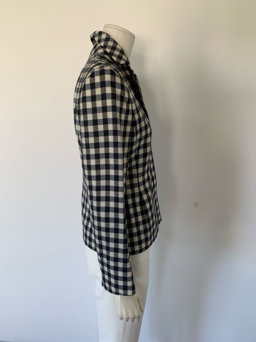 Akris Giacche: AKRIS: Exklusiver karierter Kaschmir-Blazer, 38 – Nuovo (secondo la descrizione) da Luzern venduto da designluzern 2