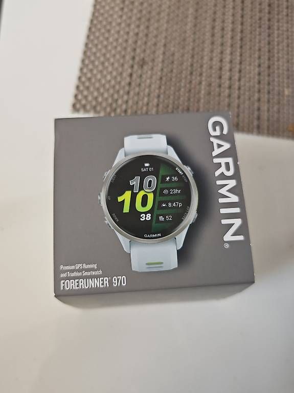 Smartwatch: Garmin  Forerunner 970 Weiss – D'occasion à Roggwil TG par Much58