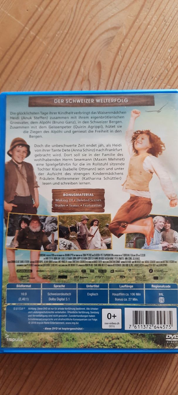 Tous les DVDs: Heidi DVD Mundart Version  – D'occasion à Konolfingen par the_5fqm 1