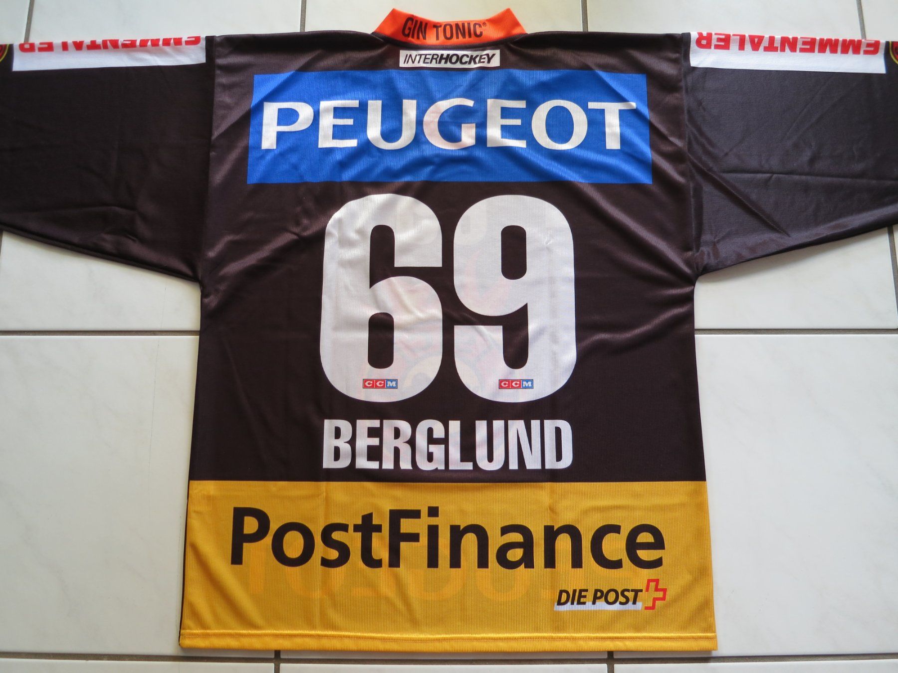 Canottiere & Pantaloni: Spielerversion Heimtrikot SC Bern - SCB - Christian BERGLUND – Nuovo (secondo la descrizione) da Niederbipp venduto da floorballrexi 5